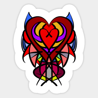 Fangire Heart Sticker